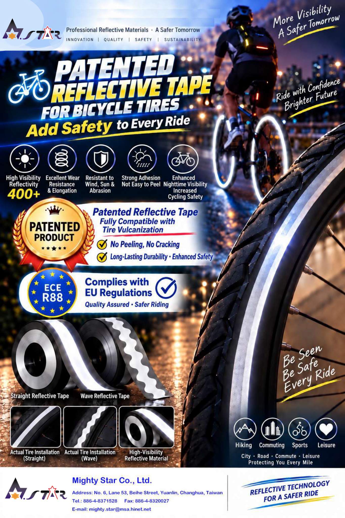 Rubber Reflective Tape